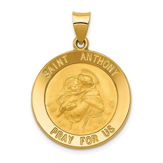 14k St. Anthony Medallion 31.5 mm