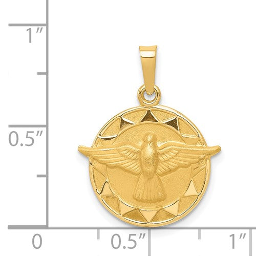 14k Holy Spirit Medallion