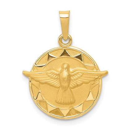 14k Holy Spirit Medallion