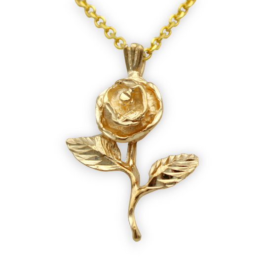 14k Rose Charm