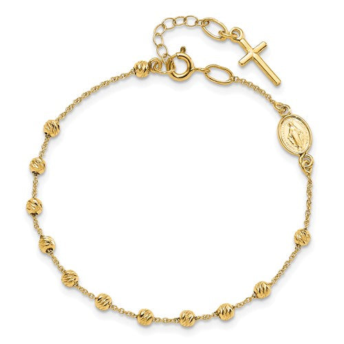 14k Rosary Bracelet