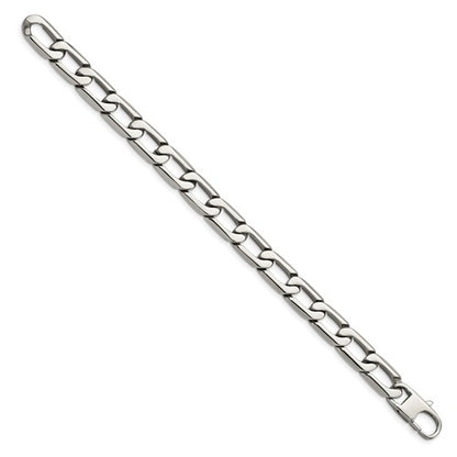 Stainless Steel Polished Open Link Bracelet 8.5 Inches