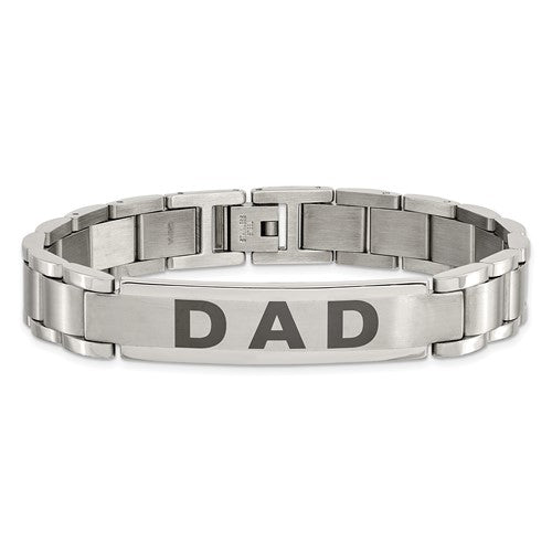 Stainless Steel "DAD" ID Bracelet
