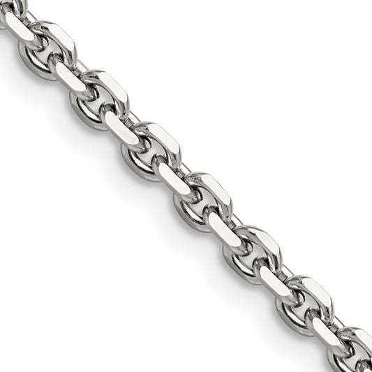 Stainless Steel Polished Cable Link Chains 4.30 mm