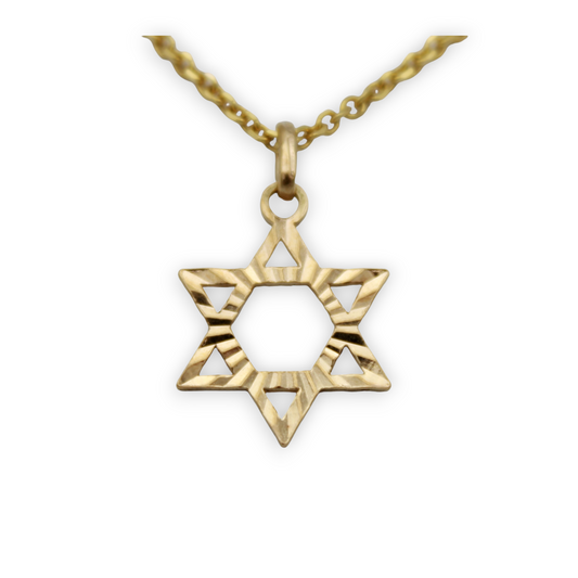 14k Star of David Pendant