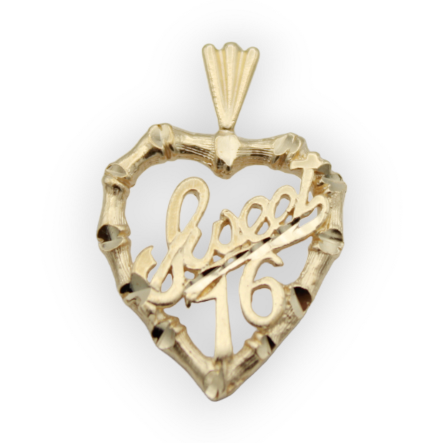 14k Sweet 16 Charm