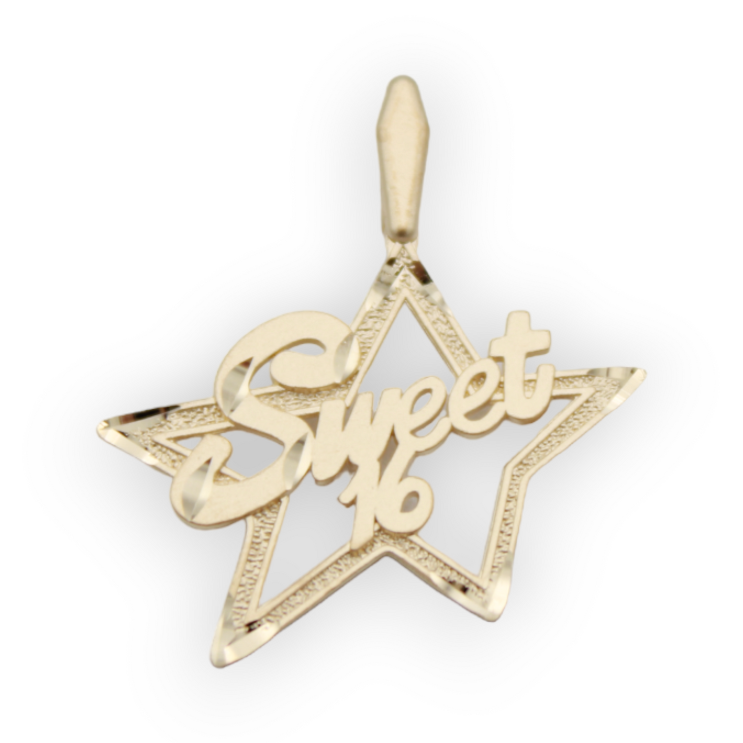 14k Sweet 16 Charm