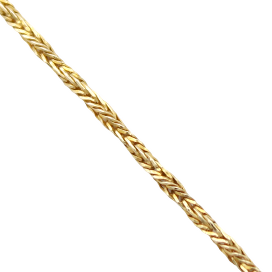 14k Twisted Franco Chain - 1.30 mm