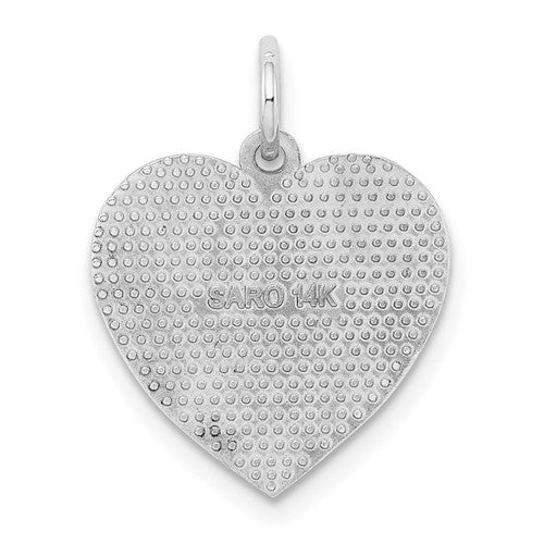 14k Best Aunt Heart Charm