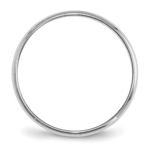 14k Half Round Lightweight Wedding Bands - 2.00 mm