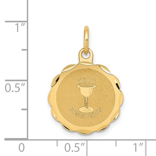 14k Holy Communion Medallion