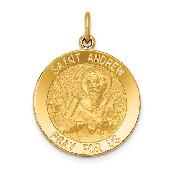 14k St. Andrew Medallion - 26 mm