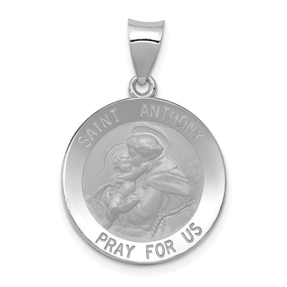 14k St. Anthony Medallion 28 mm