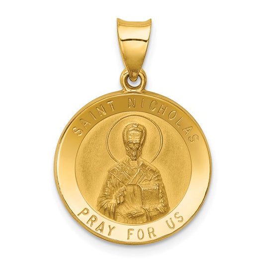 14k St. Nicholas Medallion 21 mm