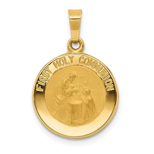 14k First Holy Communion Medallion