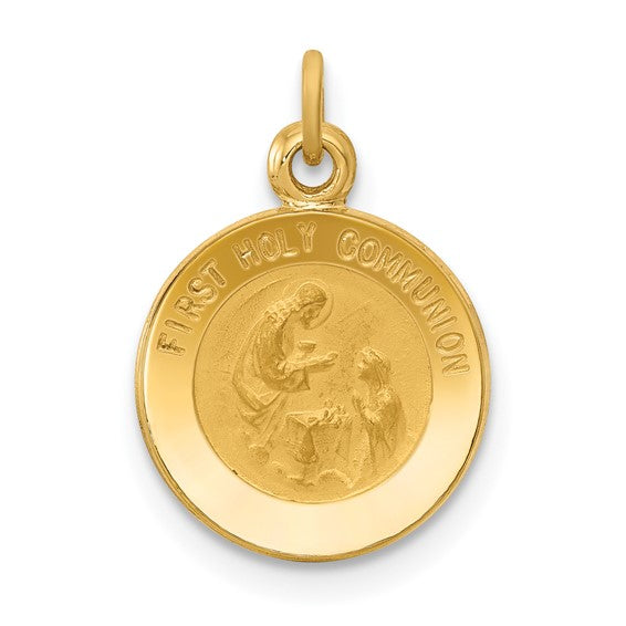 14k First Holy Communion Medallion