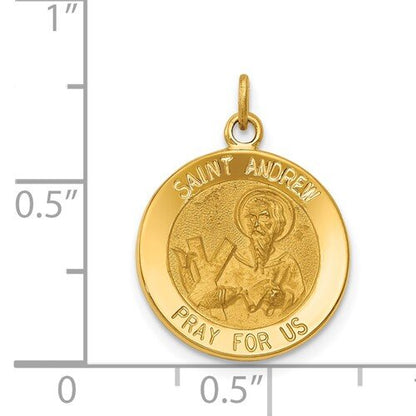 14k St. Andrew Medallion - 20.2 mm