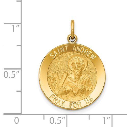 14k St. Andrew Medallion - 26 mm