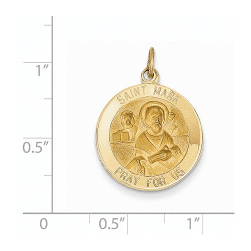 14k St. Mark Medallion - 27 mm